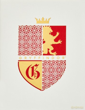 Harry Potter Gryffindor DieCut Card [KSIĄŻKA]