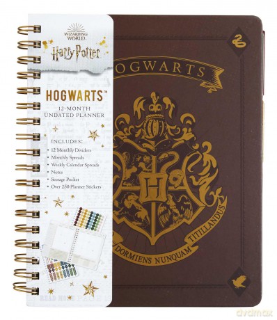 Harry Potter Hogwarts 12Month Undated Planner [KSIĄŻKA]