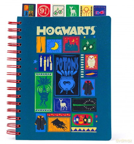 Harry Potter Hogwarts Spiral Notebook [KSIĄŻKA]
