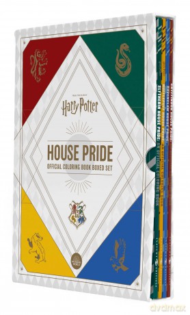 Harry Potter House Pride Official Coloring Book Boxed Set [KSIĄŻKA]