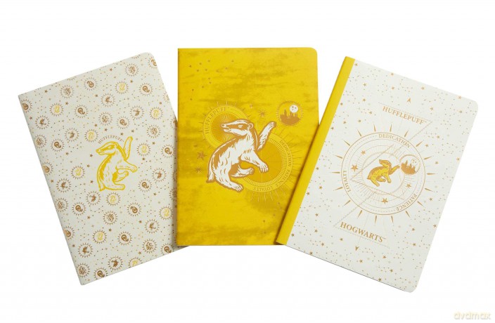 Harry Potter Hufflepuff Constellation Sewn Notebook Collection Set of 3 [KSIĄŻKA]