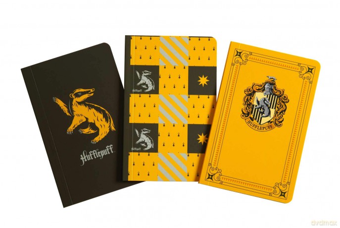 Harry Potter Hufflepuff Pocket Notebook Collection Set of 3 [KSIĄŻKA]