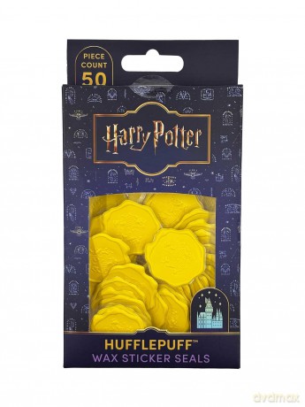Harry Potter Hufflepuff Wax Sticker Seals Set of 50 Wax stickers [KSIĄŻKA]