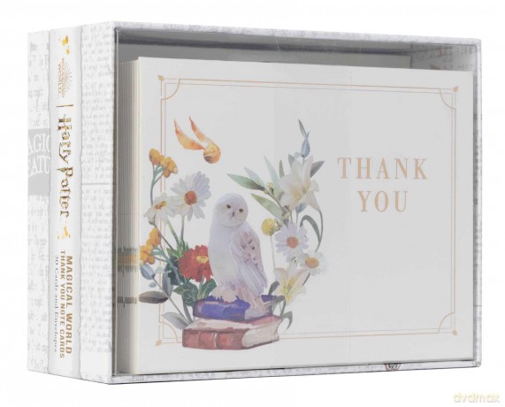 Harry Potter Magical World Thank You Boxed Cards Set of 30 [KSIĄŻKA]