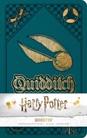 Harry Potter Quidditch Hardcover Ruled Journal [KSIĄŻKA]