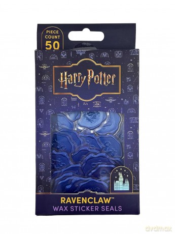 Harry Potter Ravenclaw Wax Sticker Seals Set of 50 Wax stickers [KSIĄŻKA]