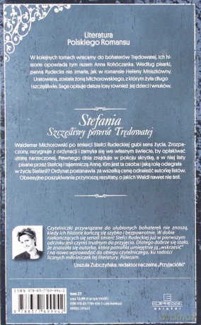 Stefania. Szczęśliwy powrót Trędowatej. Saga Rodu Michorowskich. Część 1. Literatura Polskiego Romansu. Tom 21 - Helena Mniszkówna [KSIĄŻKA]