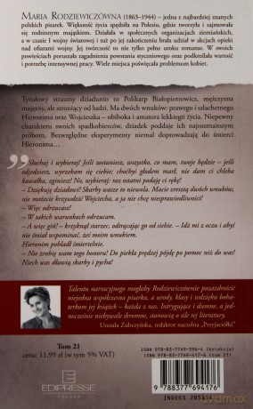 Straszny dziadunio. Klasyka Literatury Kobiecej. Tom 21 - Maria Rodziewiczówna [KSIĄŻKA]