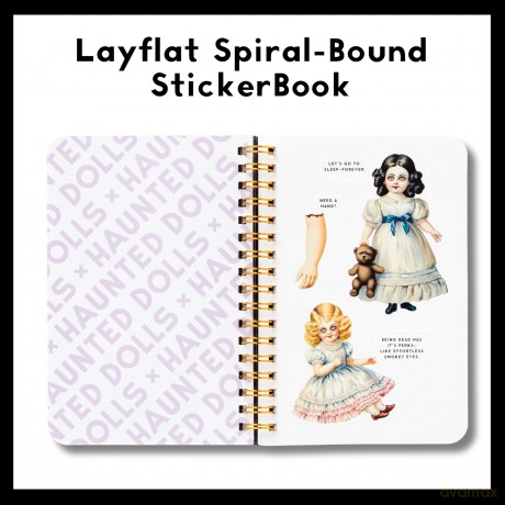 Haunted Dolls Sticker Book [KSIĄŻKA]