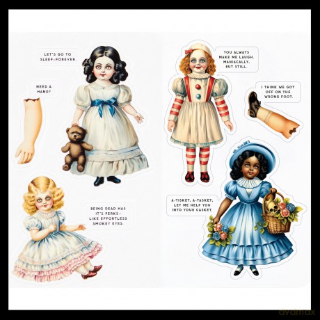 Haunted Dolls Sticker Book [KSIĄŻKA]