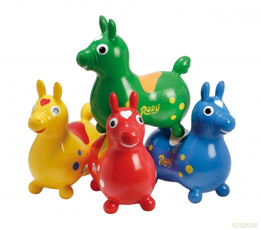 Hźpfpferd Rody blau