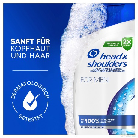 head&shoulders FOR MEN Shampoo 300 ml