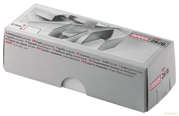 Heftklammern 26/6vz 5000Stck.