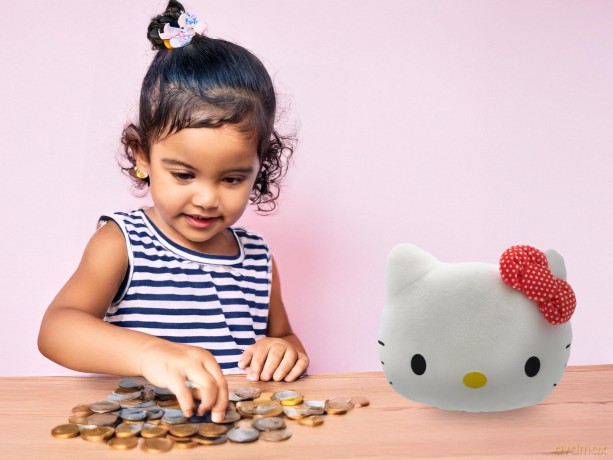 HELLO KITTY - Heady - 3D Plush Coin Bank
