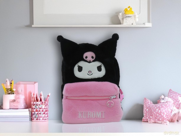 HELLO KITTY - Kuromi - Fur Backpack - 30