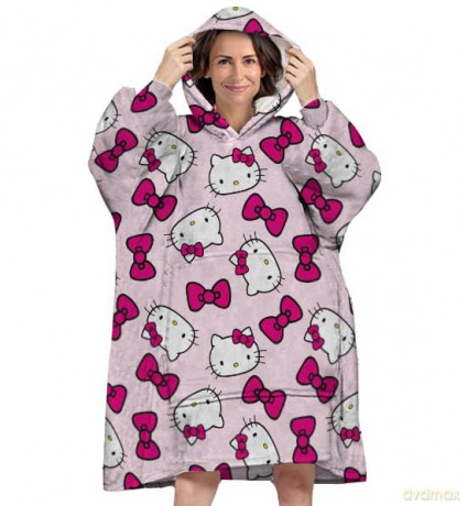 HELLO KITTY - Sweat Poncho - Adult Size