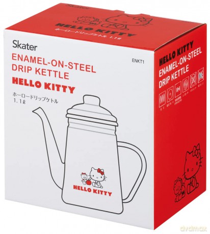 HELLO KITTY - Tiny Chum - Enamel Teapot