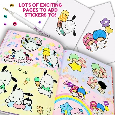 Hello Kitty and Friends Crystal Art Sticker Album Starter Pack