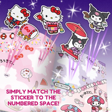 Hello Kitty and Friends Crystal Art Sticker Album Starter Pack