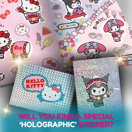 Hello Kitty and Friends Crystal Art Sticker Pack