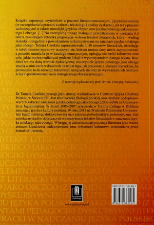 Tekst literacki w nauczaniu języka polskiego jako obcego (z elementami pedagogiki dyskursywnej) - Tamara Czerkies [KSIĄŻKA]