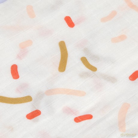 Hemelzachte Swaddle XL - Little Mateys - Spicy Orange - 2 stuks