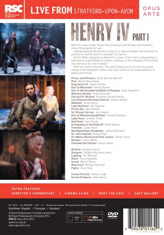 Henry Iv, Part 1 [2DVD]