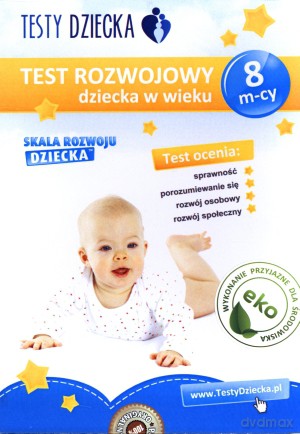 Testy Dziecka. Test rozwojowy dziecka w wieku 8 m-cy [GRA]