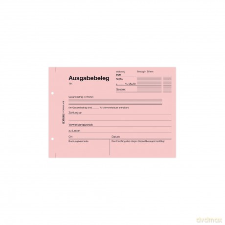 Herlitz: herlitz Ausgabebeleg Formularbuch, 1 St.