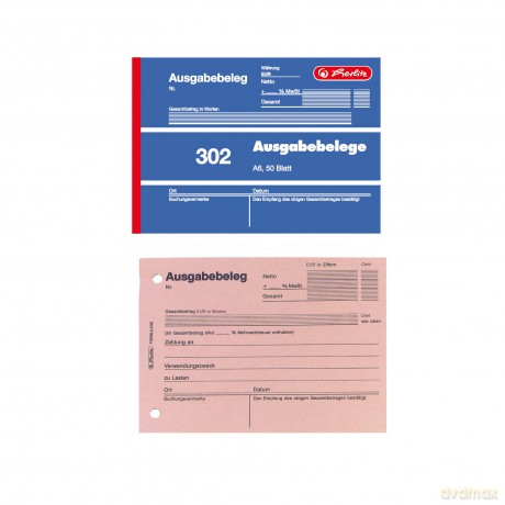 Herlitz: herlitz Ausgabebeleg Formularbuch, 1 St.