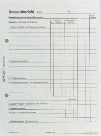 herlitz Lieferschein mit Empfangsschein