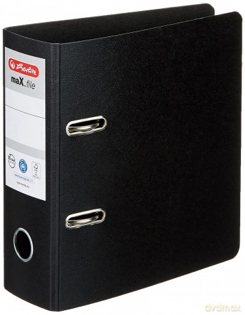 herlitz maX.file Ordner schwarz Karton 7