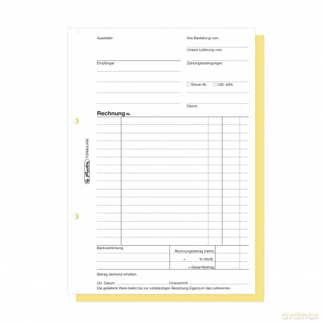 Herlitz: herlitz Rechnung Formularbźcher, 4 St.