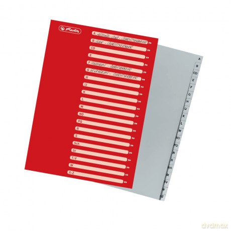 Herlitz Register 20tlg A4 PP A-Z A4