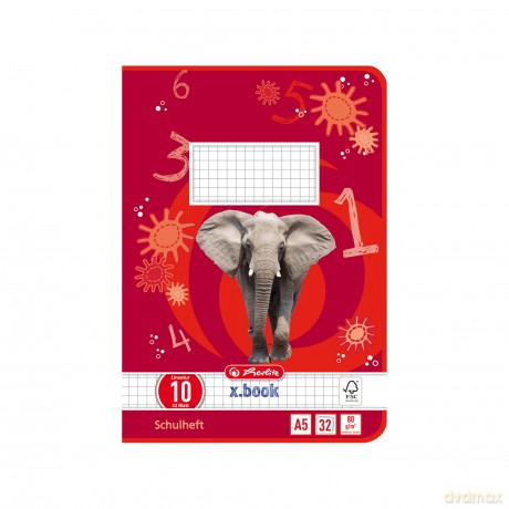Herlitz: herlitz Schulheft x.book Lineatur 10 kar