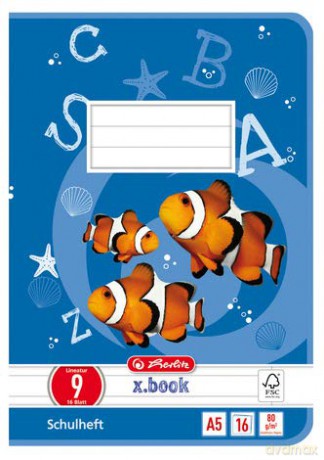 Herlitz: herlitz Schulheft x.book Lineatur 10 kar