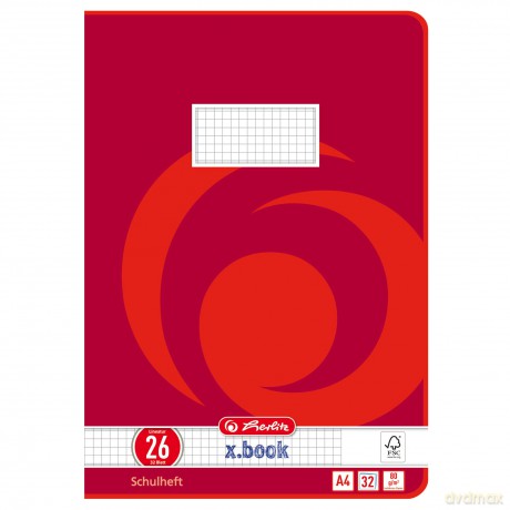 Herlitz: herlitz Schulheft x.book Lineatur 26 kar