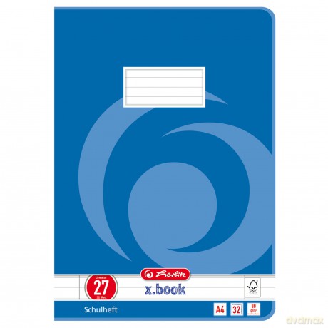 Herlitz: herlitz Schulheft x.book Lineatur 27 lin
