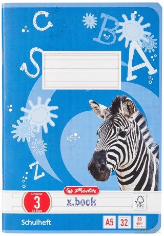 Herlitz: herlitz Schulheft x.book Lineatur 3 lini