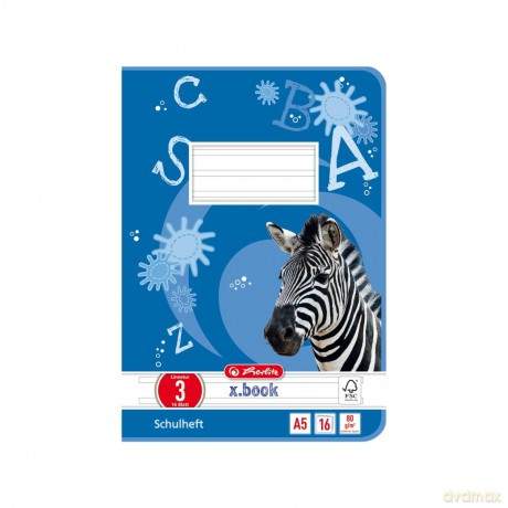 Herlitz: herlitz Schulheft x.book Lineatur 3 lini