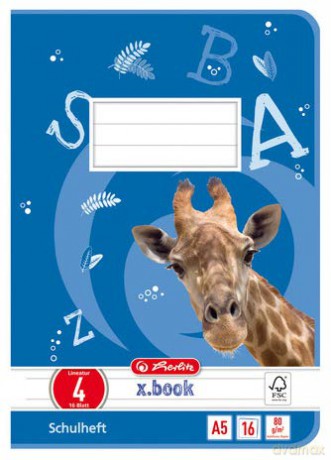 Herlitz: herlitz Schulheft x.book Lineatur 4 lini