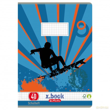Herlitz: herlitz Schulheft x.book Lineatur 40 kar
