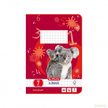 Herlitz: herlitz Schulheft x.book Lineatur 7 kari