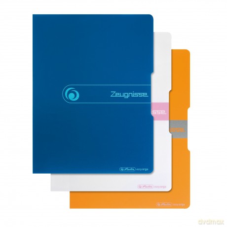 Herlitz Sichtbuch Zeugnis blau