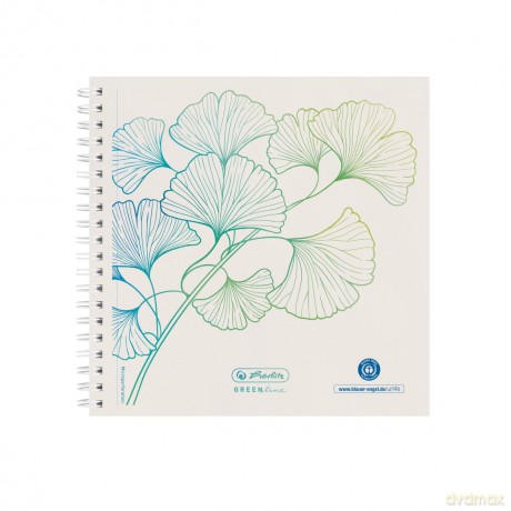 Herlitz Spiralblock 14,8x14,8 100Bl.punk