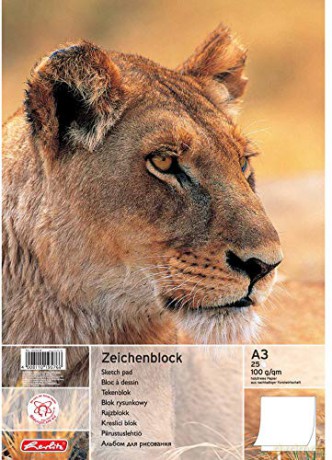 Herlitz: herlitz Zeichenblock DIN A3 100 g/qm, 10
