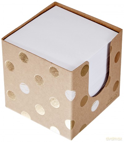 Herlitz: herlitz Zettelbox Pure Glam braun inkl.