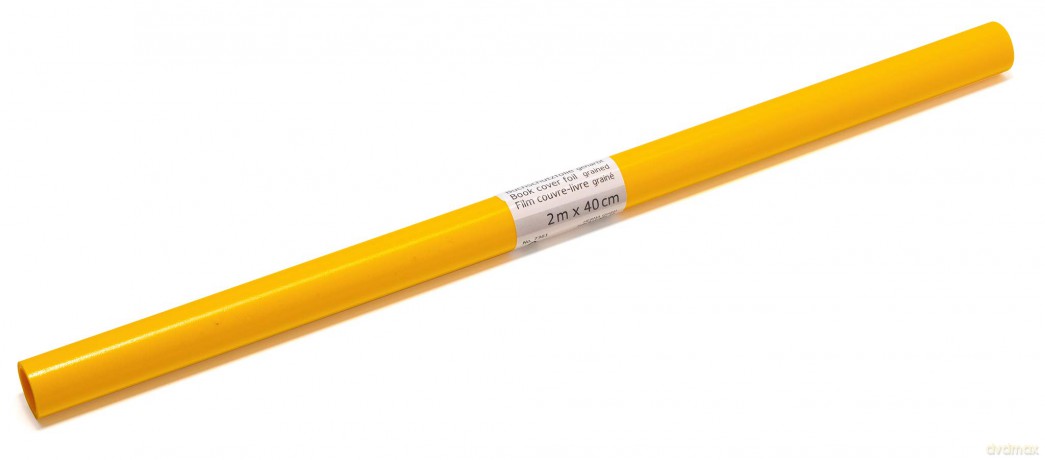 HERMA Buchschutzfolie gelb 2 m