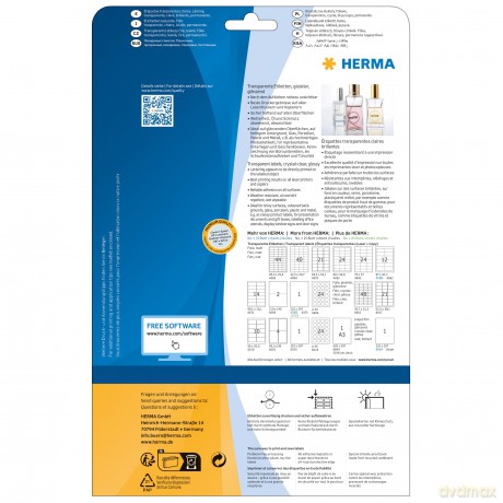 HERMA Glasklare Etiketten/8019 99,1 x 13