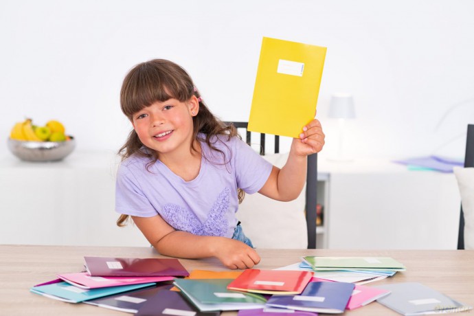 Herma: HERMA Heftumschlag gelb Papier A5
